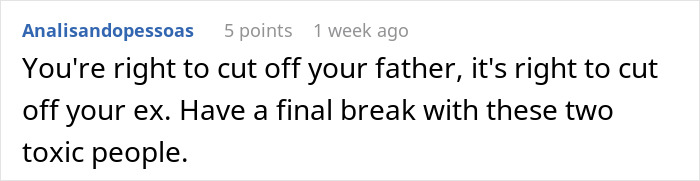 Dad’s Reaction To Daughter’s Divorce Costs Him His Relationship With Her
