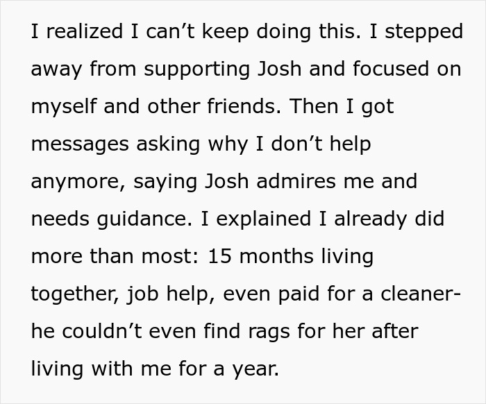 Man Keeps Whining Despite Friend Helping Him With Housing And Job, She Finally Snaps And Says Enough