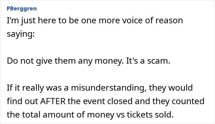 “Coworker Gave Us Tickets To His Wife’s Performance And Now We Have To Pay $360?!”