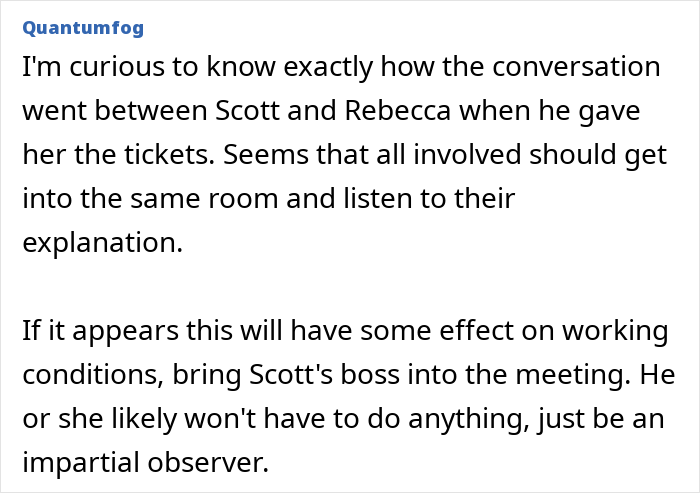 “Coworker Gave Us Tickets To His Wife’s Performance And Now We Have To Pay $360?!”