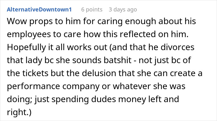 “Coworker Gave Us Tickets To His Wife’s Performance And Now We Have To Pay $360?!”