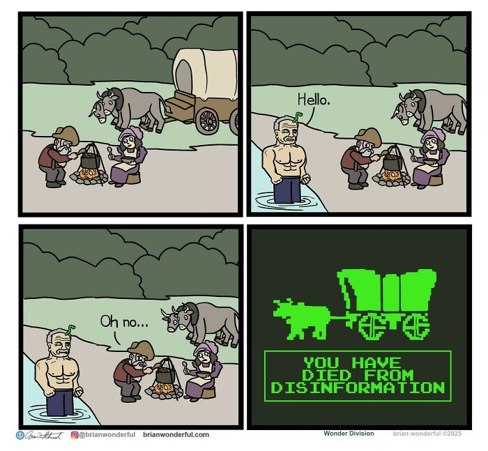 Dark Humor And Random Laughs: 45 New Comics By Brian Wonderful