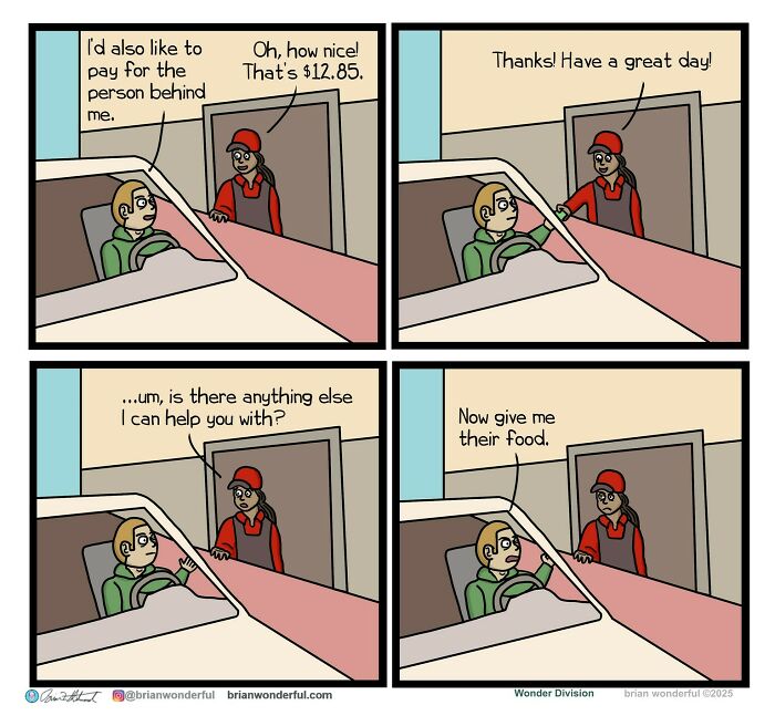 Dark Humor And Random Laughs: 45 New Comics By Brian Wonderful