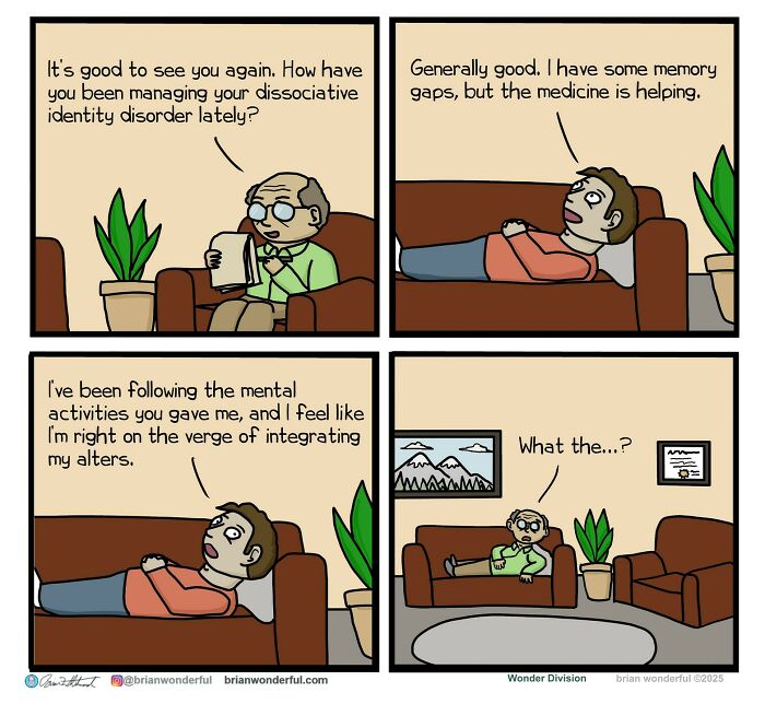 Dark Humor And Random Laughs: 45 New Comics By Brian Wonderful