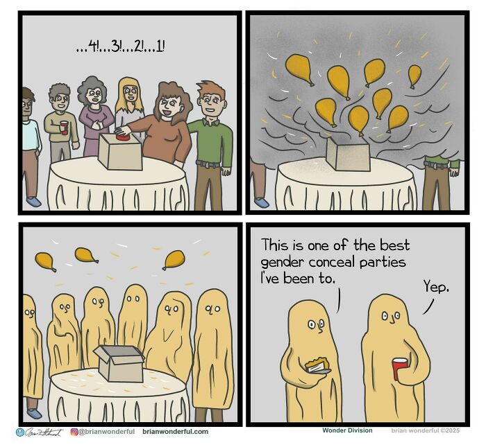 Dark Humor And Random Laughs: 45 New Comics By Brian Wonderful