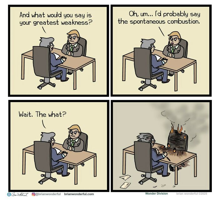 Dark Humor And Random Laughs: 45 New Comics By Brian Wonderful