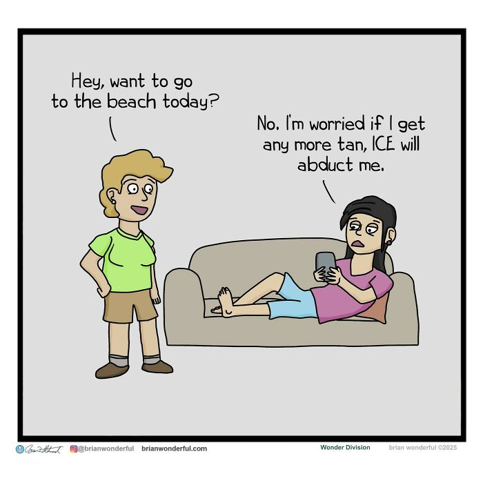 Dark Humor And Random Laughs: 45 New Comics By Brian Wonderful