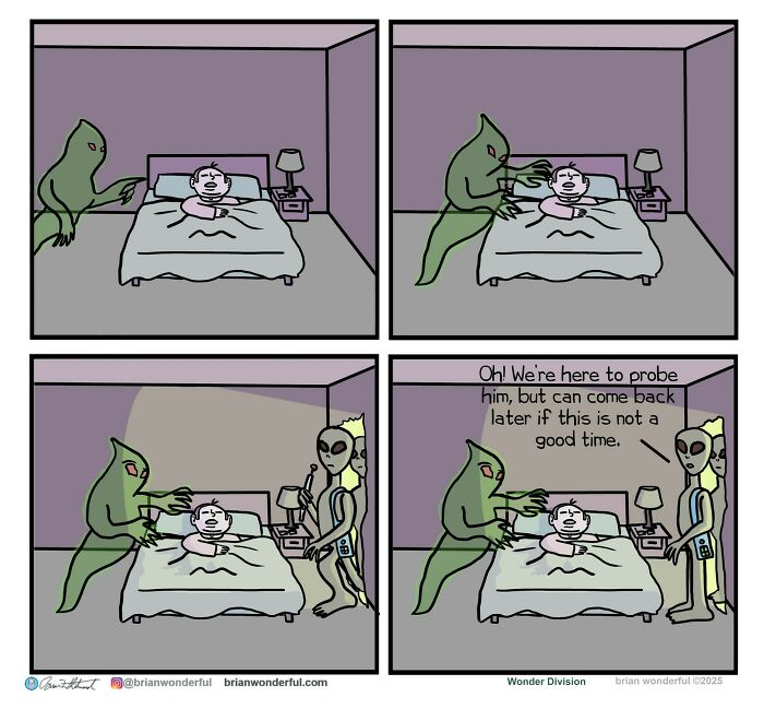 Dark Humor And Random Laughs: 45 New Comics By Brian Wonderful