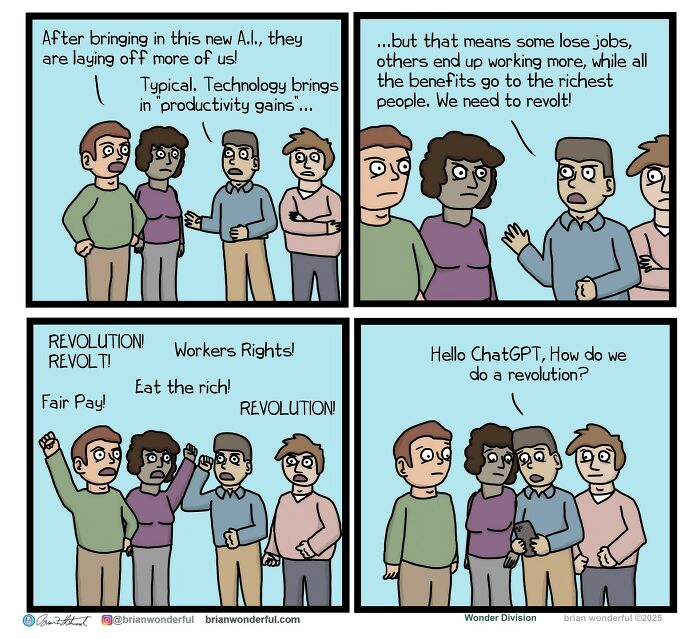 Dark Humor And Random Laughs: 45 New Comics By Brian Wonderful