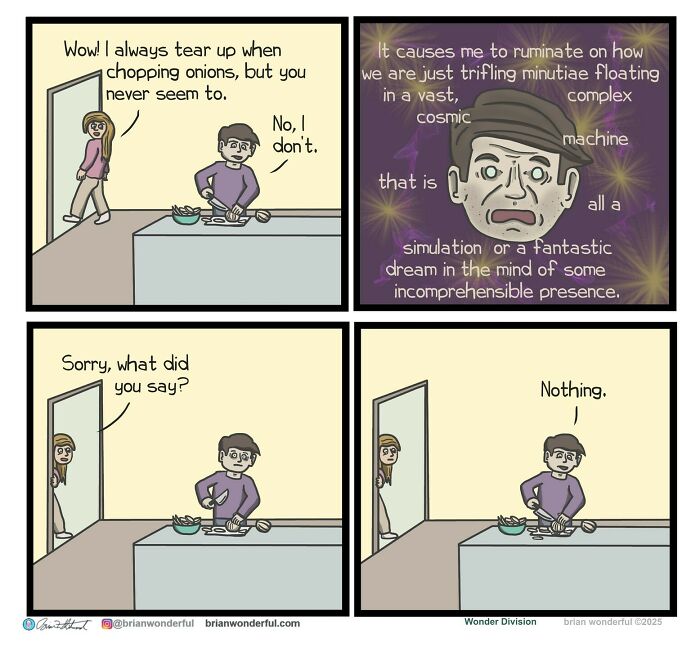 Dark Humor And Random Laughs: 45 New Comics By Brian Wonderful