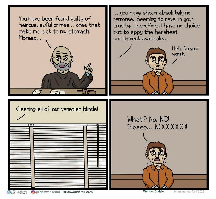Dark Humor And Random Laughs: 45 New Comics By Brian Wonderful