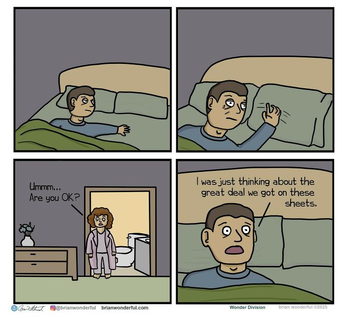 Dark Humor And Random Laughs: 45 New Comics By Brian Wonderful