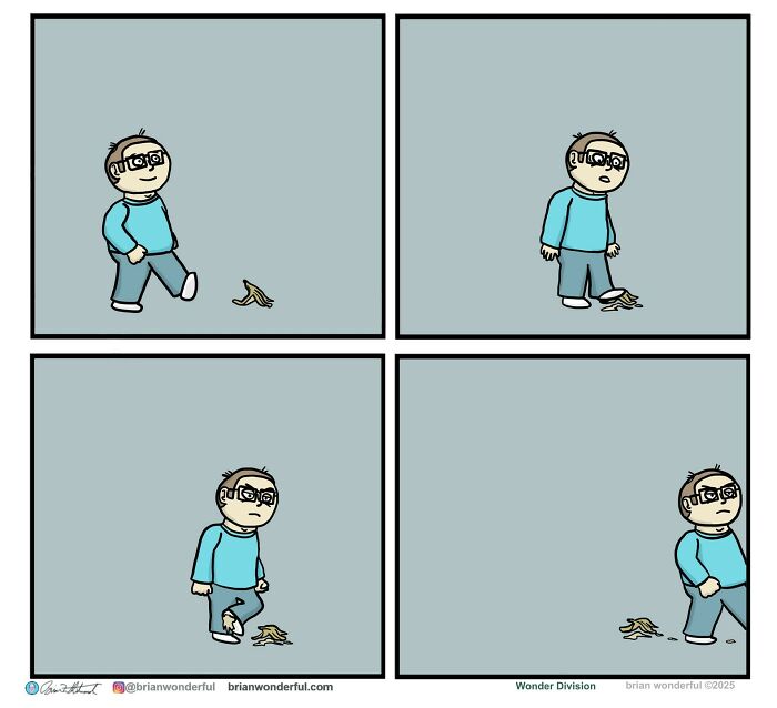 Dark Humor And Random Laughs: 45 New Comics By Brian Wonderful