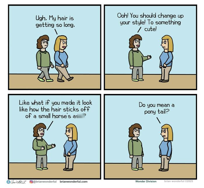 Dark Humor And Random Laughs: 45 New Comics By Brian Wonderful