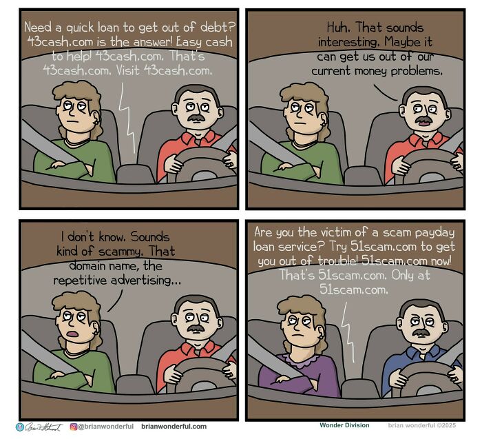 Dark Humor And Random Laughs: 45 New Comics By Brian Wonderful