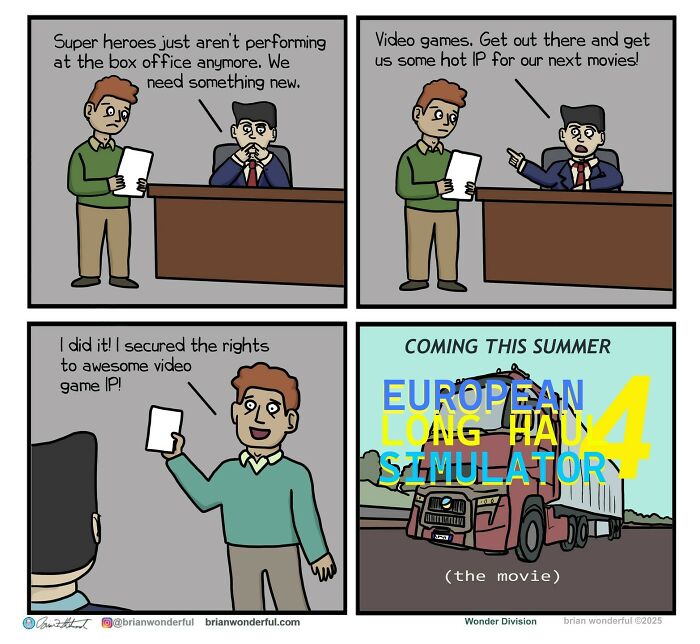 Dark Humor And Random Laughs: 45 New Comics By Brian Wonderful