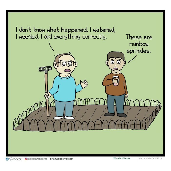Dark Humor And Random Laughs: 45 New Comics By Brian Wonderful