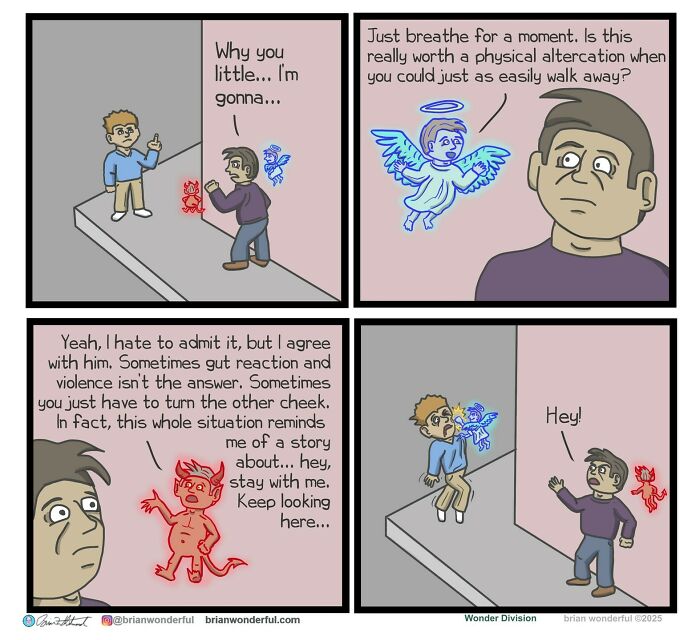 Dark Humor And Random Laughs: 45 New Comics By Brian Wonderful
