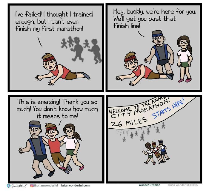 Dark Humor And Random Laughs: 45 New Comics By Brian Wonderful