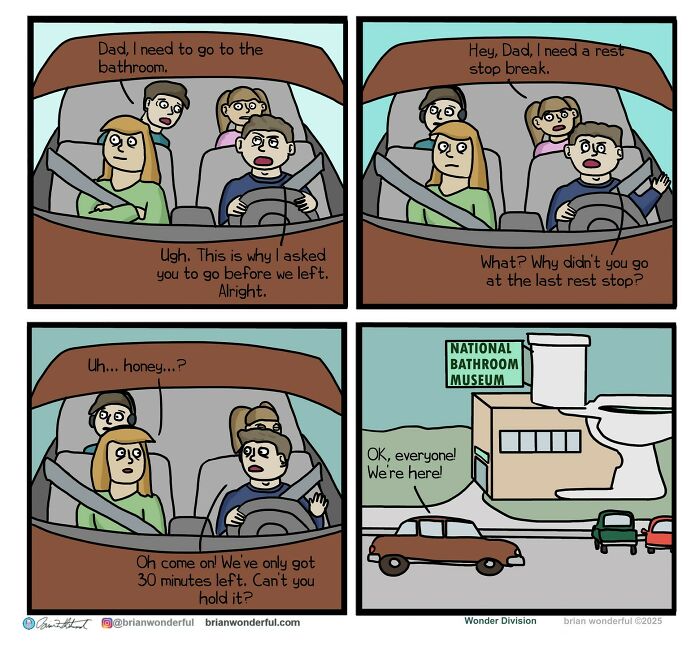 Dark Humor And Random Laughs: 45 New Comics By Brian Wonderful