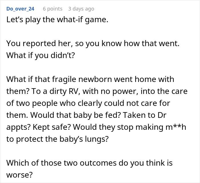 Guy Reports His Sister To CPS After Hearing Her “Plan” To Illegally Adopt A Baby