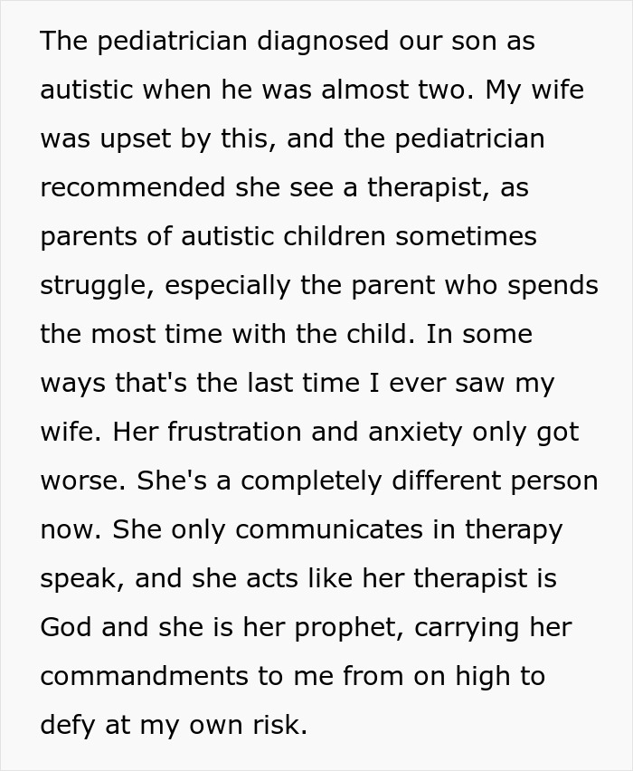 “AITAH For Telling My Wife To Marry Her Therapist Because I Am Done?”