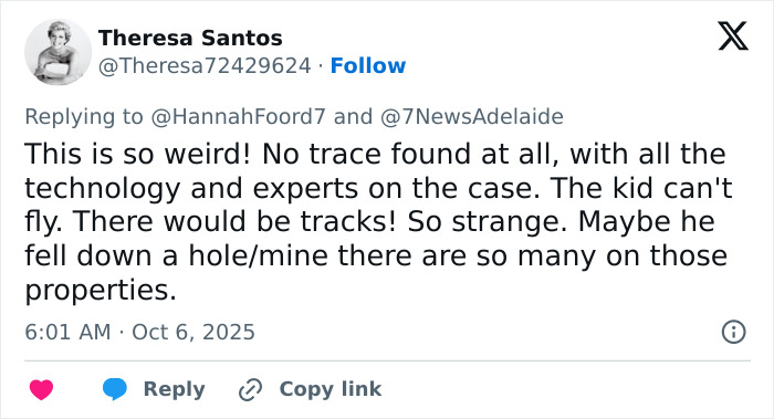 Major Twist In 4YO Gus&#8217; Mysterious Vanishing In Outback As Rescuer&#8217;s Claim Sparks Chilling Theory