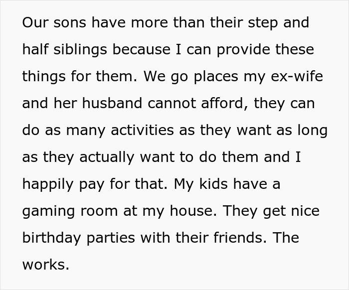 Man Gives Son Dream Parties And Vacations, Ex-Wife Furious He Won’t Extend The Luxury To Her Kids