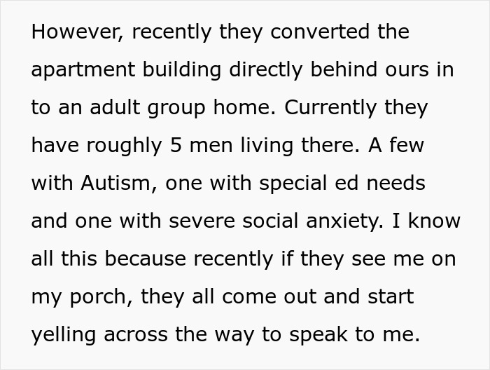 Exhausted Mom Has Had Enough Of Autistic Neighbors Just Trying To Be Friendly, Sets A Privacy Sheet