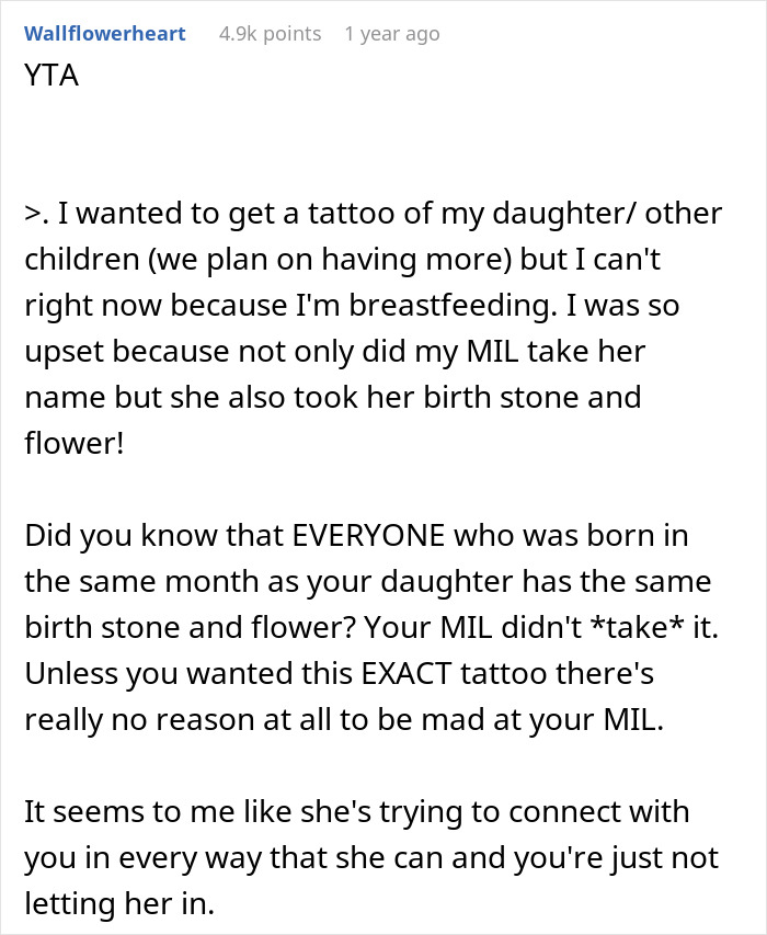 &#8220;A Huge Tattoo On Her Chest&#8221;: Mom Left In Tears After Seeing MIL&#8217;s Gift To Baby