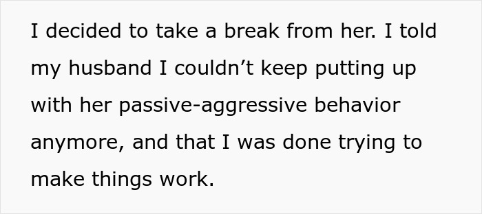 Wife Cuts Off Her MIL After Years Of Passive-Aggressive Jokes, Husband Furious About The Drama