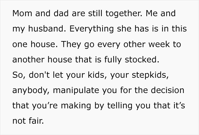 Mom Proudly Explains Why Youngest Daughter Gets Biggest Room While Older Stepkids Don’t