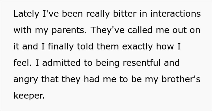 Teen Refuses To Care For Disabled Brother, Parents Say This Is Why They Had Him: “I&#8217;m So Resentful And Angry”