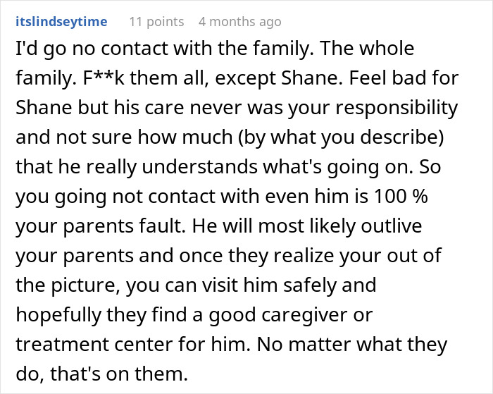 Teen Refuses To Care For Disabled Brother, Parents Say This Is Why They Had Him: “I&#8217;m So Resentful And Angry”