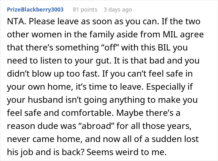&#8220;I Guess This Relationship Won’t Work&#8221;: Wife Takes Off Wedding Ring After Family Takes Creepy BIL&#8217;s Side