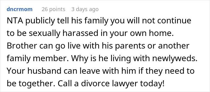 &#8220;I Guess This Relationship Won’t Work&#8221;: Wife Takes Off Wedding Ring After Family Takes Creepy BIL&#8217;s Side