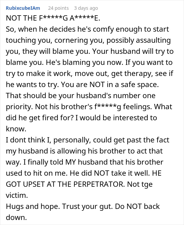 &#8220;I Guess This Relationship Won’t Work&#8221;: Wife Takes Off Wedding Ring After Family Takes Creepy BIL&#8217;s Side