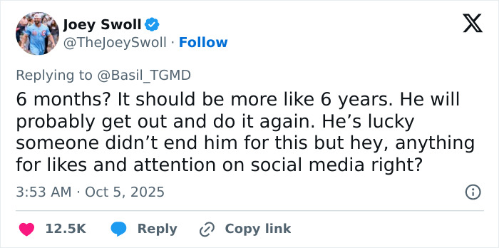 &#8220;Should Be Banned From Earning&#8221;: People Want Stricter Punishment After Influencer Is Sentenced For Pranks