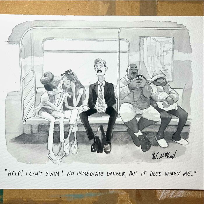 35 Hilarious Comics With Unexpected Twists And Turns, By “The New Yorker” Cartoonist (New Pics)