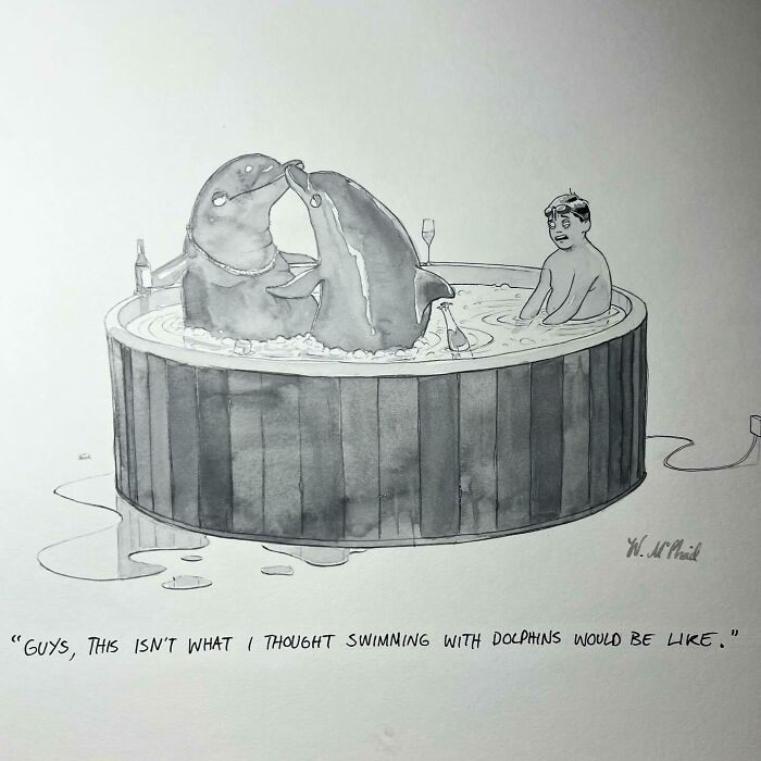 35 Hilarious Comics With Unexpected Twists And Turns, By “The New Yorker” Cartoonist (New Pics)