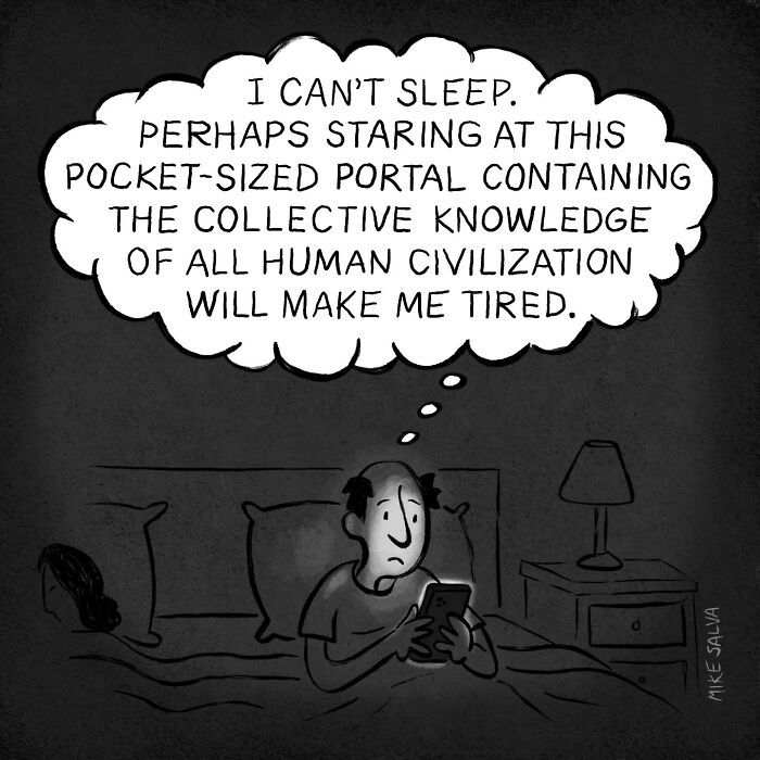 30 Comics By Mike Salva That Perfectly Capture Social Anxiety, Nerd Life, And Everyday Struggles