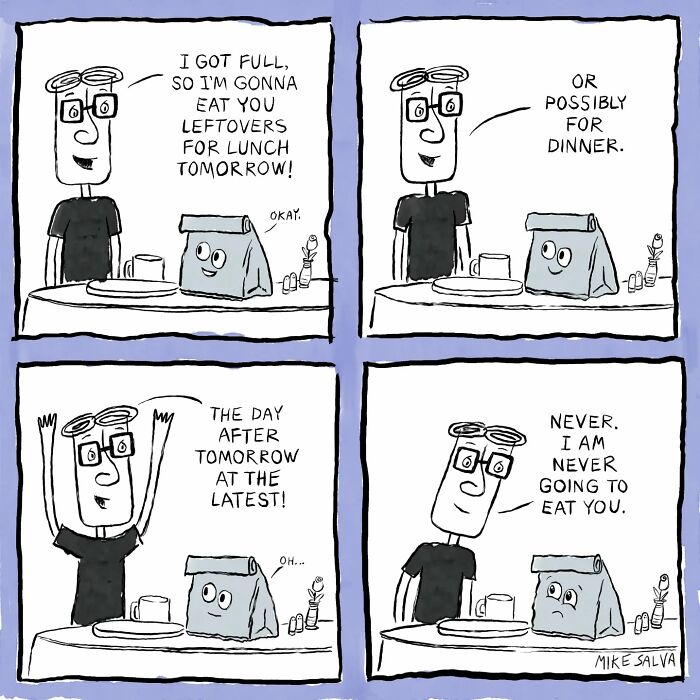 30 Comics By Mike Salva That Perfectly Capture Social Anxiety, Nerd Life, And Everyday Struggles