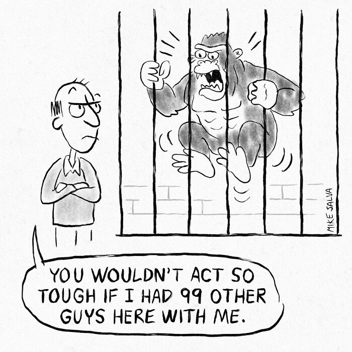 30 Comics By Mike Salva That Perfectly Capture Social Anxiety, Nerd Life, And Everyday Struggles