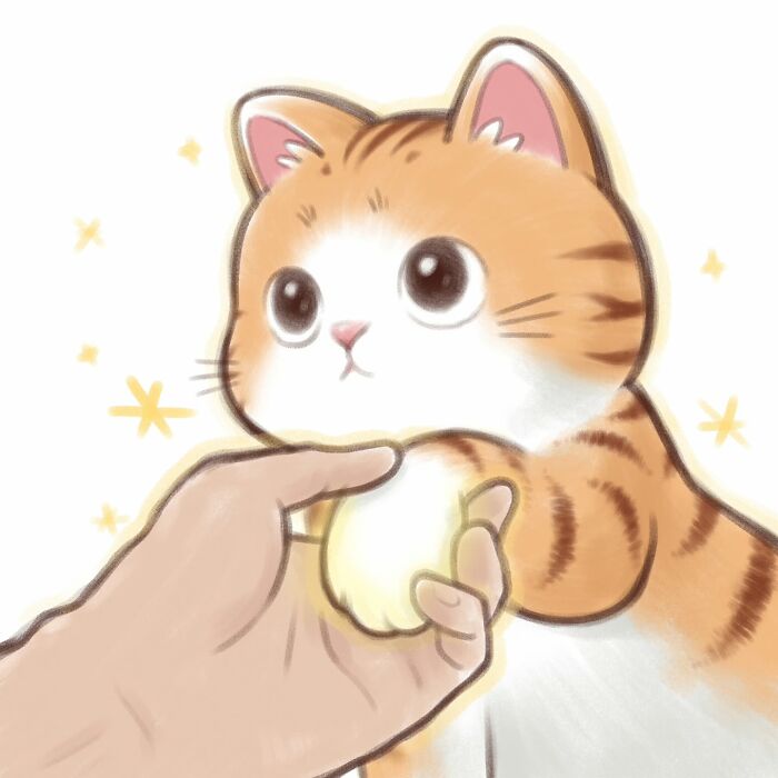 50 Irresistibly Cute Cat Illustrations That Might Make You Smile