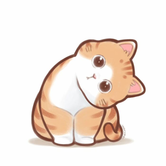 50 Irresistibly Cute Cat Illustrations That Might Make You Smile