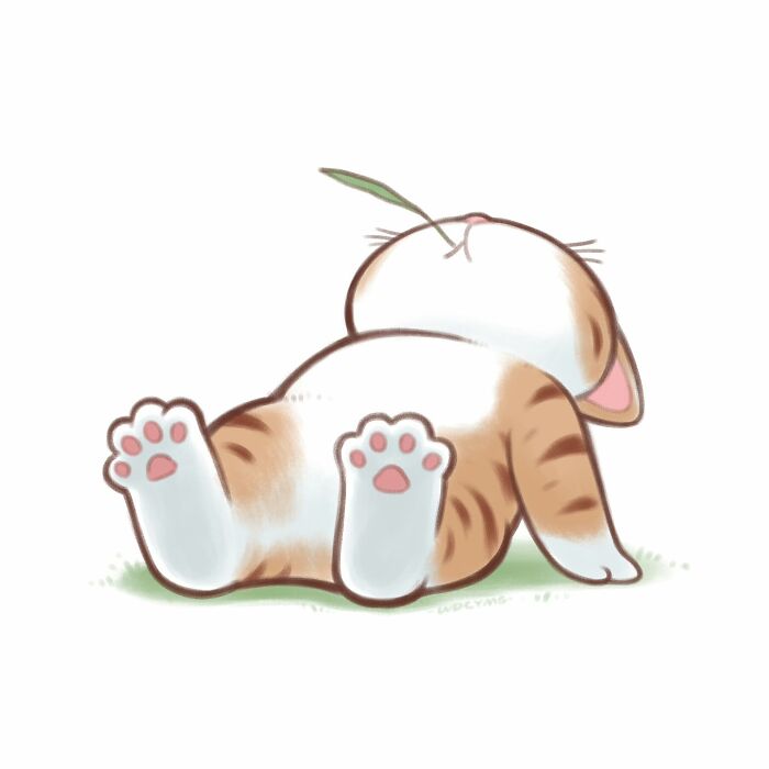 50 Irresistibly Cute Cat Illustrations That Might Make You Smile