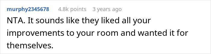Parents Kick Out Daughter So They Can Move Into Her Remodeled Room, She Takes It All Away