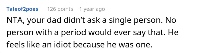 Dad Tells Teen Daughter To Use Paper Towel For Period, Fam Turns On Her As She Calls Him Stupid Dad Tells Teen Daughter To Use Paper Towel For Period, Fam Turns On Her As She Calls Him Stupid