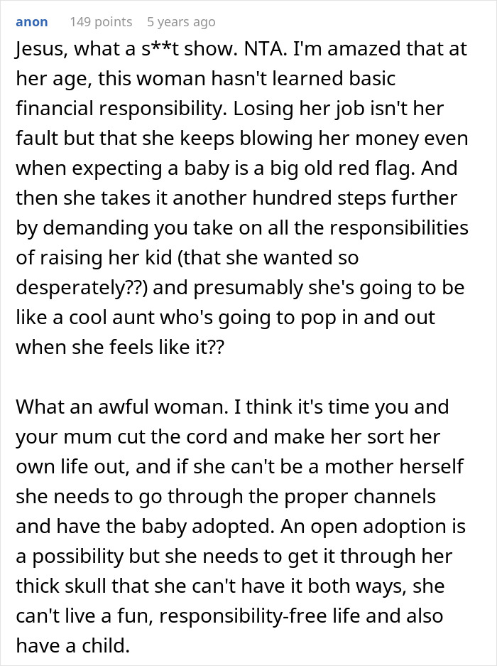 Pregnant Lady In Tears As Half-Brother Refuses To Adopt Her Future Baby Since She’s Totally Broke