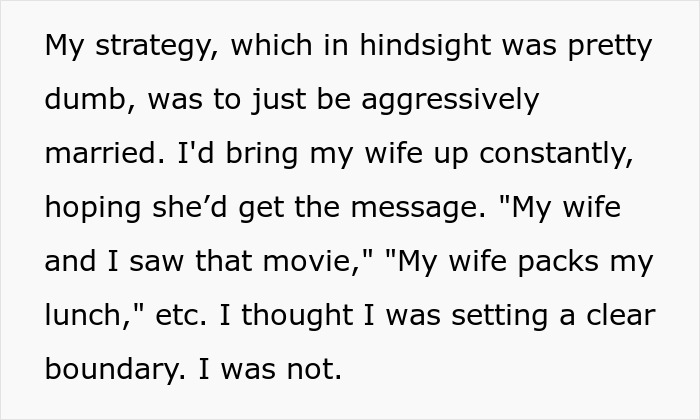 18YO Keeps Trying To Flirt With Married 32YO At Work, He Bluntly Shuts Her Down, She Gets Very Mad 18YO Keeps Trying To Flirt With Married 32YO At Work, He Bluntly Shuts Her Down, She Gets Very Mad